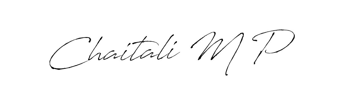 You should practise on your own different ways (Antro_Vectra) to write your name (Chaitali M P) in signature. don't let someone else do it for you. Chaitali M P signature style 6 images and pictures png