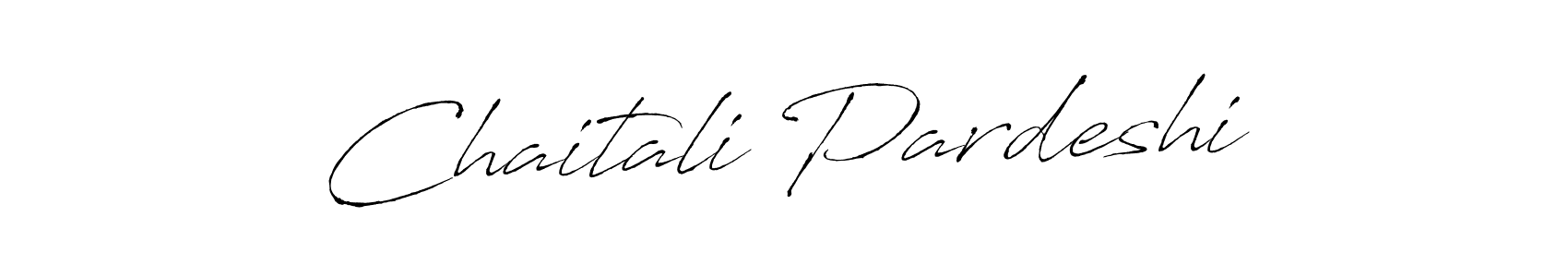 The best way (Antro_Vectra) to make a short signature is to pick only two or three words in your name. The name Chaitali Pardeshi include a total of six letters. For converting this name. Chaitali Pardeshi signature style 6 images and pictures png