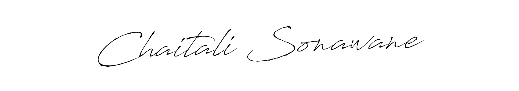 How to make Chaitali Sonawane signature? Antro_Vectra is a professional autograph style. Create handwritten signature for Chaitali Sonawane name. Chaitali Sonawane signature style 6 images and pictures png