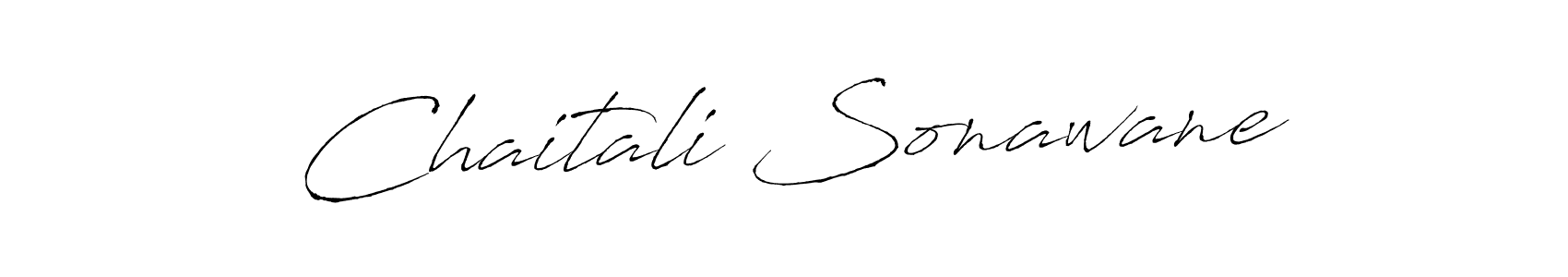 How to make Chaitali Sonawane signature? Antro_Vectra is a professional autograph style. Create handwritten signature for Chaitali Sonawane name. Chaitali Sonawane signature style 6 images and pictures png