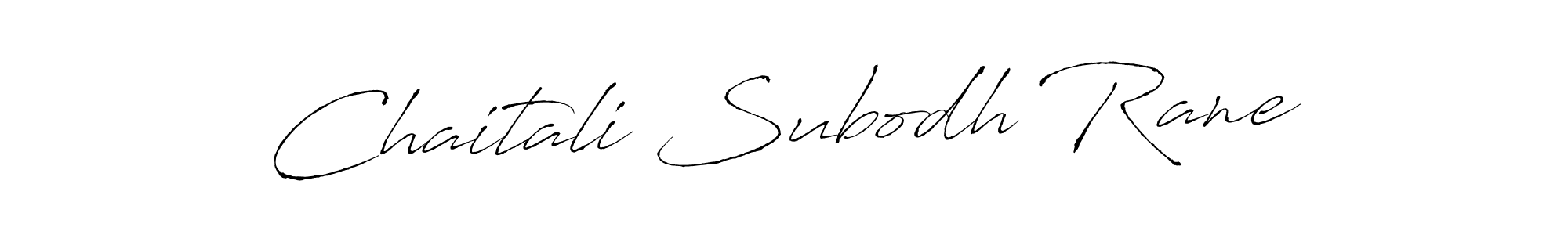 Chaitali Subodh Rane stylish signature style. Best Handwritten Sign (Antro_Vectra) for my name. Handwritten Signature Collection Ideas for my name Chaitali Subodh Rane. Chaitali Subodh Rane signature style 6 images and pictures png