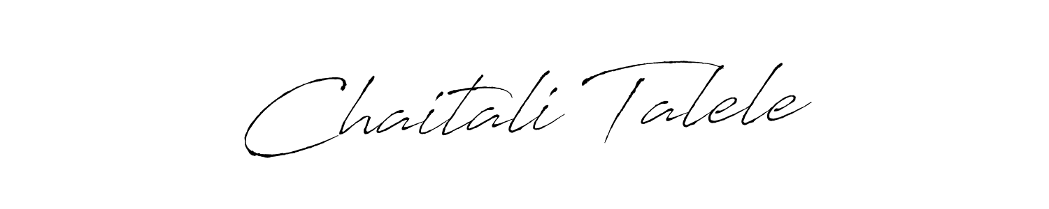 Design your own signature with our free online signature maker. With this signature software, you can create a handwritten (Antro_Vectra) signature for name Chaitali Talele. Chaitali Talele signature style 6 images and pictures png
