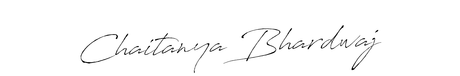 Design your own signature with our free online signature maker. With this signature software, you can create a handwritten (Antro_Vectra) signature for name Chaitanya Bhardwaj. Chaitanya Bhardwaj signature style 6 images and pictures png