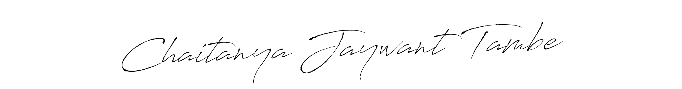 Antro_Vectra is a professional signature style that is perfect for those who want to add a touch of class to their signature. It is also a great choice for those who want to make their signature more unique. Get Chaitanya Jaywant Tambe name to fancy signature for free. Chaitanya Jaywant Tambe signature style 6 images and pictures png