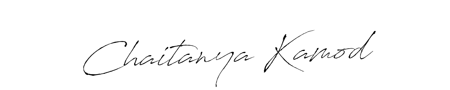 Use a signature maker to create a handwritten signature online. With this signature software, you can design (Antro_Vectra) your own signature for name Chaitanya Kamod. Chaitanya Kamod signature style 6 images and pictures png