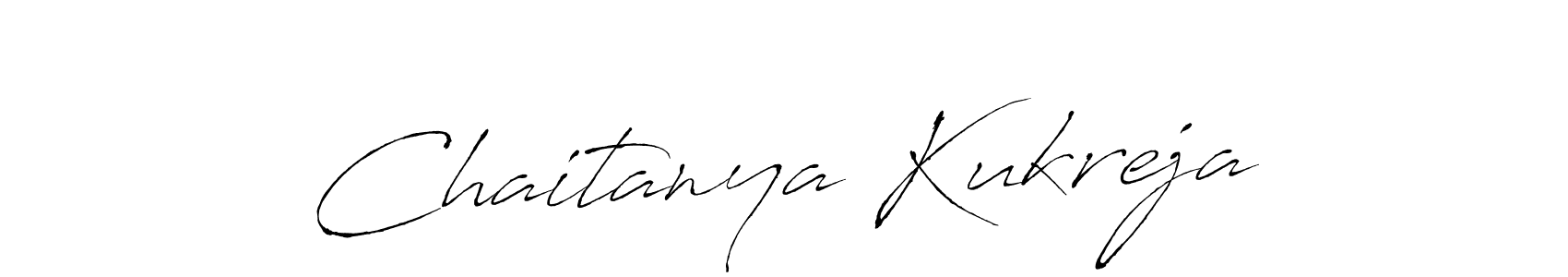 Similarly Antro_Vectra is the best handwritten signature design. Signature creator online .You can use it as an online autograph creator for name Chaitanya Kukreja. Chaitanya Kukreja signature style 6 images and pictures png