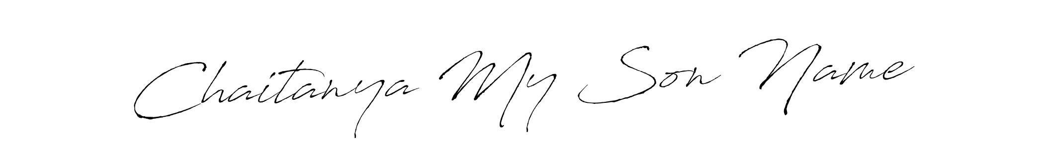 Use a signature maker to create a handwritten signature online. With this signature software, you can design (Antro_Vectra) your own signature for name Chaitanya My Son Name. Chaitanya My Son Name signature style 6 images and pictures png