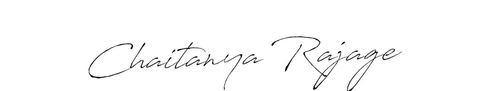 Make a beautiful signature design for name Chaitanya Rajage. With this signature (Antro_Vectra) style, you can create a handwritten signature for free. Chaitanya Rajage signature style 6 images and pictures png