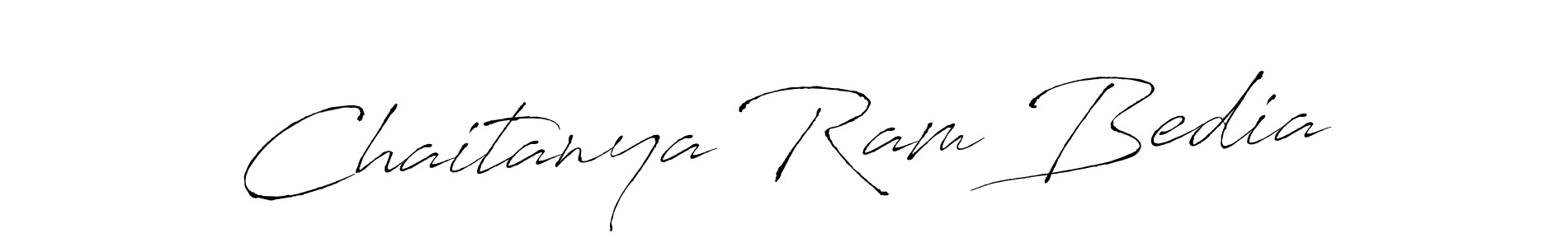 Create a beautiful signature design for name Chaitanya Ram Bedia. With this signature (Antro_Vectra) fonts, you can make a handwritten signature for free. Chaitanya Ram Bedia signature style 6 images and pictures png