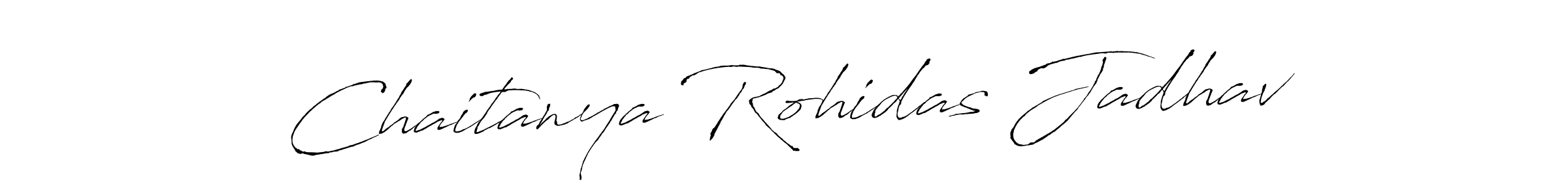 Make a beautiful signature design for name Chaitanya Rohidas Jadhav. With this signature (Antro_Vectra) style, you can create a handwritten signature for free. Chaitanya Rohidas Jadhav signature style 6 images and pictures png
