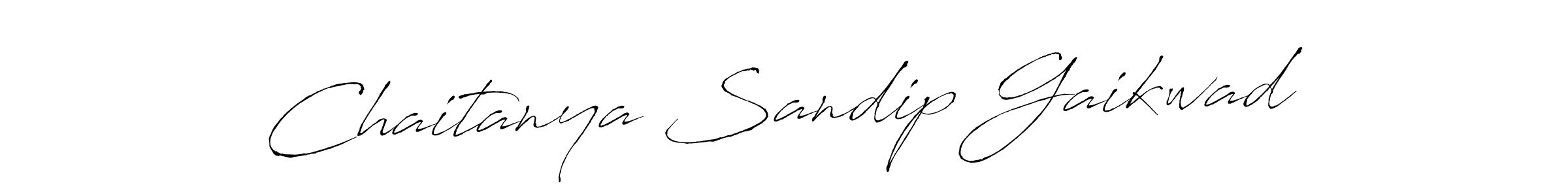 How to make Chaitanya Sandip Gaikwad signature? Antro_Vectra is a professional autograph style. Create handwritten signature for Chaitanya Sandip Gaikwad name. Chaitanya Sandip Gaikwad signature style 6 images and pictures png