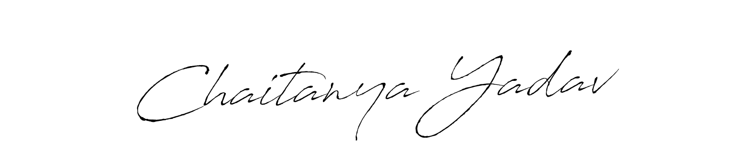 Use a signature maker to create a handwritten signature online. With this signature software, you can design (Antro_Vectra) your own signature for name Chaitanya Yadav. Chaitanya Yadav signature style 6 images and pictures png
