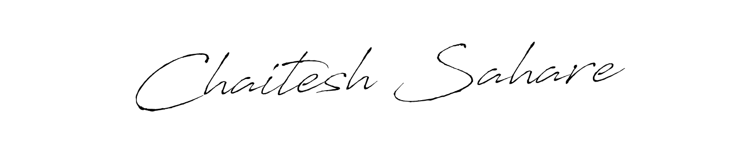 You can use this online signature creator to create a handwritten signature for the name Chaitesh Sahare. This is the best online autograph maker. Chaitesh Sahare signature style 6 images and pictures png