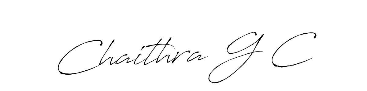 It looks lik you need a new signature style for name Chaithra G C. Design unique handwritten (Antro_Vectra) signature with our free signature maker in just a few clicks. Chaithra G C signature style 6 images and pictures png
