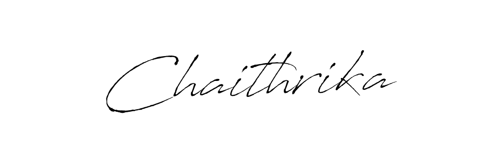 Design your own signature with our free online signature maker. With this signature software, you can create a handwritten (Antro_Vectra) signature for name Chaithrika. Chaithrika signature style 6 images and pictures png