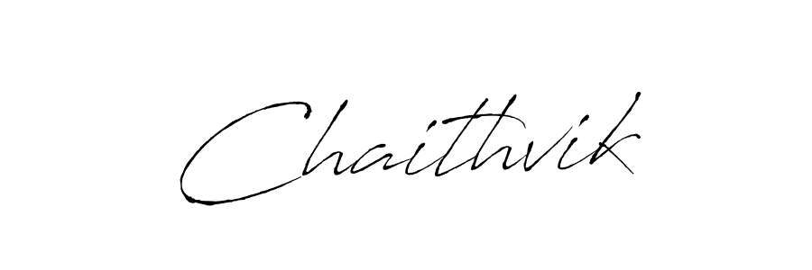 Chaithvik stylish signature style. Best Handwritten Sign (Antro_Vectra) for my name. Handwritten Signature Collection Ideas for my name Chaithvik. Chaithvik signature style 6 images and pictures png