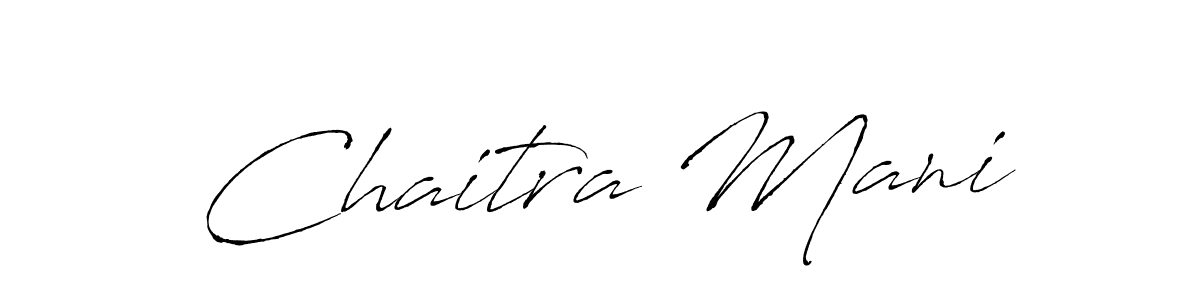 Use a signature maker to create a handwritten signature online. With this signature software, you can design (Antro_Vectra) your own signature for name Chaitra Mani. Chaitra Mani signature style 6 images and pictures png