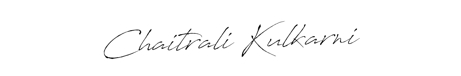 Make a beautiful signature design for name Chaitrali Kulkarni. With this signature (Antro_Vectra) style, you can create a handwritten signature for free. Chaitrali Kulkarni signature style 6 images and pictures png