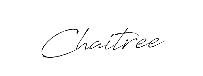 How to make Chaitree signature? Antro_Vectra is a professional autograph style. Create handwritten signature for Chaitree name. Chaitree signature style 6 images and pictures png