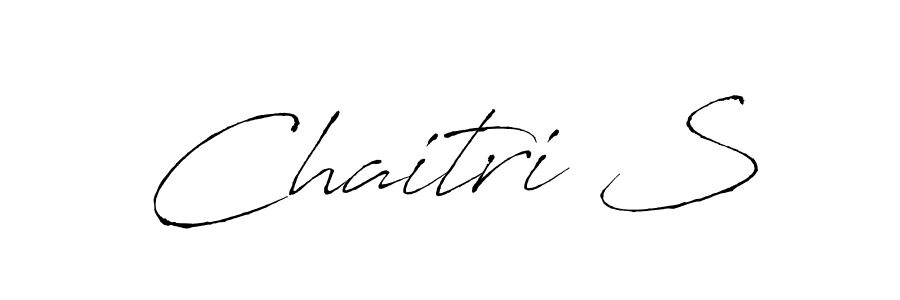 Use a signature maker to create a handwritten signature online. With this signature software, you can design (Antro_Vectra) your own signature for name Chaitri S. Chaitri S signature style 6 images and pictures png