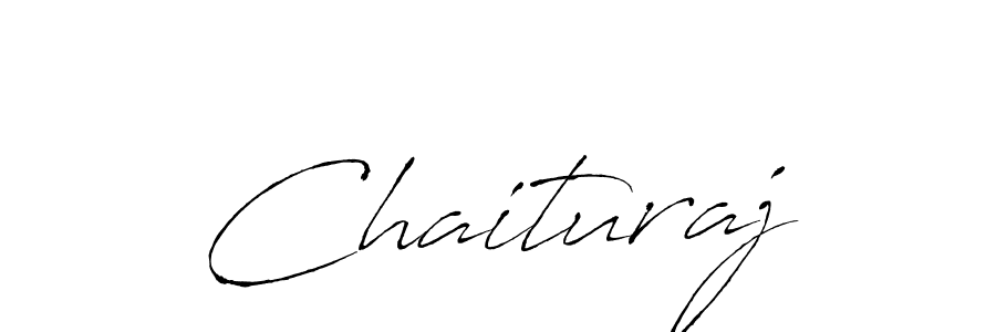 Make a beautiful signature design for name Chaituraj. With this signature (Antro_Vectra) style, you can create a handwritten signature for free. Chaituraj signature style 6 images and pictures png