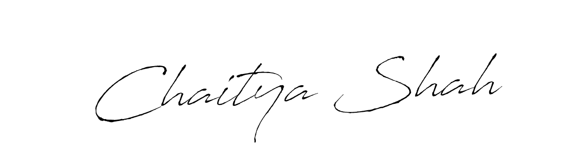 Chaitya Shah stylish signature style. Best Handwritten Sign (Antro_Vectra) for my name. Handwritten Signature Collection Ideas for my name Chaitya Shah. Chaitya Shah signature style 6 images and pictures png