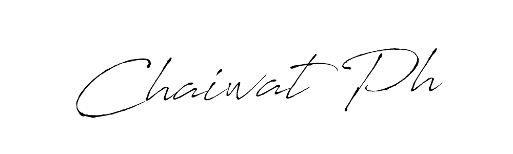 You can use this online signature creator to create a handwritten signature for the name Chaiwat Ph. This is the best online autograph maker. Chaiwat Ph signature style 6 images and pictures png