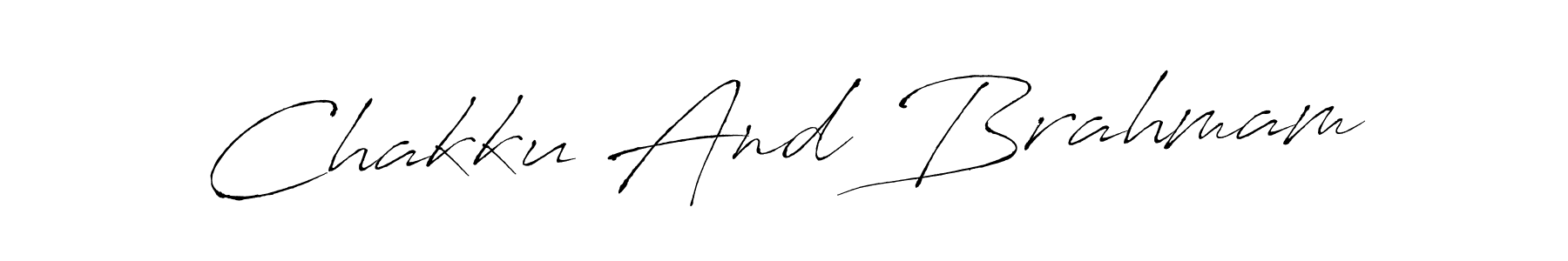 Antro_Vectra is a professional signature style that is perfect for those who want to add a touch of class to their signature. It is also a great choice for those who want to make their signature more unique. Get Chakku And Brahmam name to fancy signature for free. Chakku And Brahmam signature style 6 images and pictures png