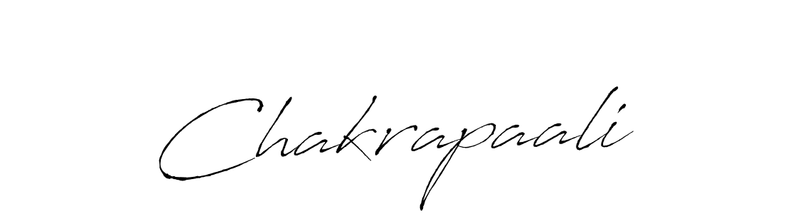 Design your own signature with our free online signature maker. With this signature software, you can create a handwritten (Antro_Vectra) signature for name Chakrapaali. Chakrapaali signature style 6 images and pictures png