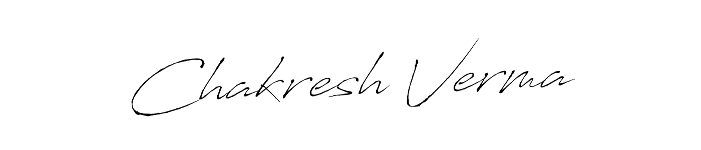 How to make Chakresh Verma signature? Antro_Vectra is a professional autograph style. Create handwritten signature for Chakresh Verma name. Chakresh Verma signature style 6 images and pictures png