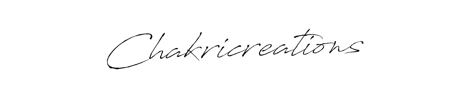 You should practise on your own different ways (Antro_Vectra) to write your name (Chakricreations) in signature. don't let someone else do it for you. Chakricreations signature style 6 images and pictures png