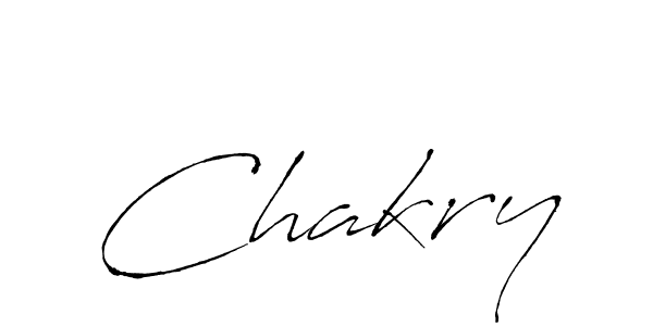 Design your own signature with our free online signature maker. With this signature software, you can create a handwritten (Antro_Vectra) signature for name Chakry. Chakry signature style 6 images and pictures png