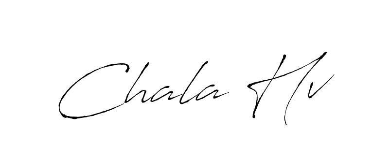 Make a beautiful signature design for name Chala Hv. With this signature (Antro_Vectra) style, you can create a handwritten signature for free. Chala Hv signature style 6 images and pictures png
