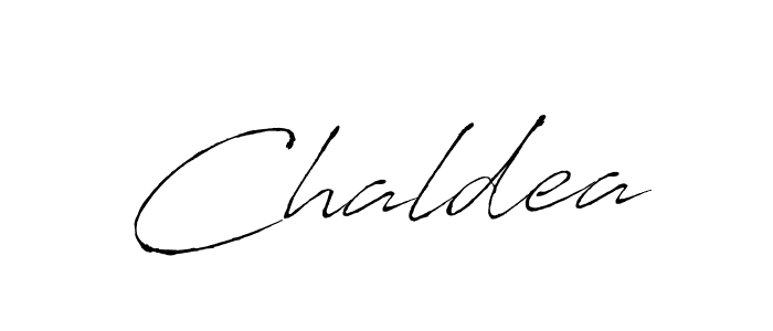 Design your own signature with our free online signature maker. With this signature software, you can create a handwritten (Antro_Vectra) signature for name Chaldea. Chaldea signature style 6 images and pictures png