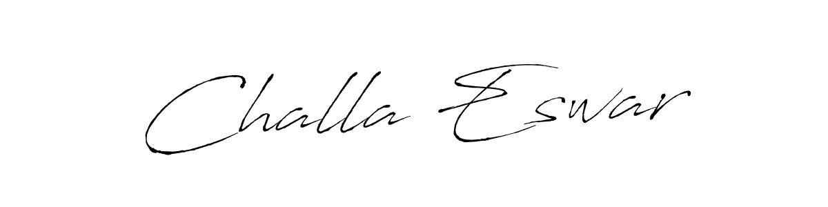 The best way (Antro_Vectra) to make a short signature is to pick only two or three words in your name. The name Challa Eswar include a total of six letters. For converting this name. Challa Eswar signature style 6 images and pictures png