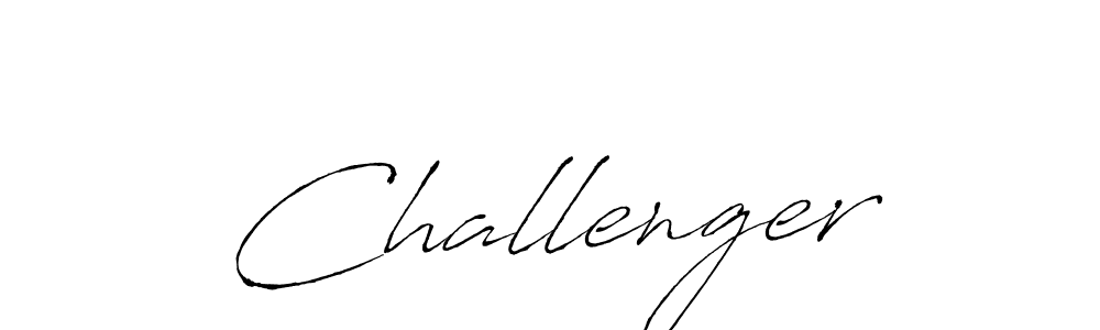 Make a beautiful signature design for name Challenger. With this signature (Antro_Vectra) style, you can create a handwritten signature for free. Challenger signature style 6 images and pictures png