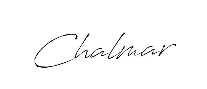 Make a beautiful signature design for name Chalmar. With this signature (Antro_Vectra) style, you can create a handwritten signature for free. Chalmar signature style 6 images and pictures png