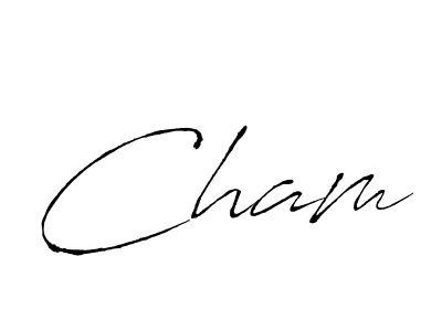 How to make Cham name signature. Use Antro_Vectra style for creating short signs online. This is the latest handwritten sign. Cham signature style 6 images and pictures png