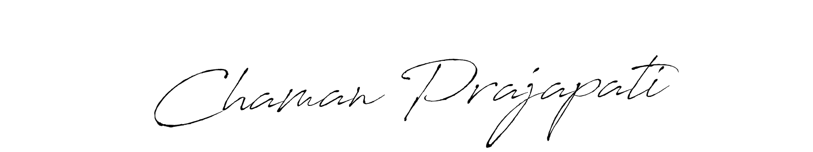 It looks lik you need a new signature style for name Chaman Prajapati. Design unique handwritten (Antro_Vectra) signature with our free signature maker in just a few clicks. Chaman Prajapati signature style 6 images and pictures png