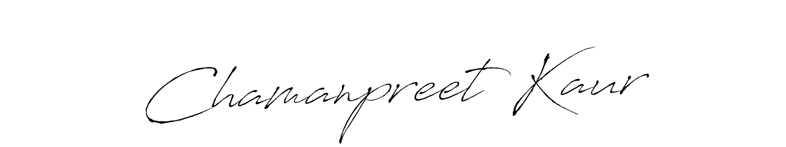 Antro_Vectra is a professional signature style that is perfect for those who want to add a touch of class to their signature. It is also a great choice for those who want to make their signature more unique. Get Chamanpreet Kaur name to fancy signature for free. Chamanpreet Kaur signature style 6 images and pictures png