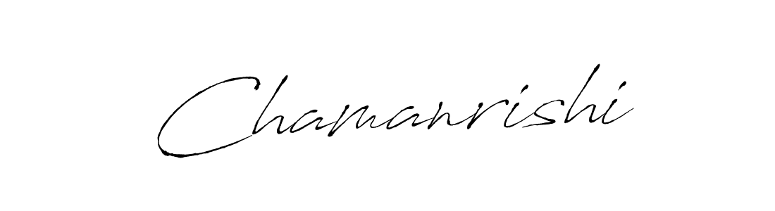 It looks lik you need a new signature style for name Chamanrishi. Design unique handwritten (Antro_Vectra) signature with our free signature maker in just a few clicks. Chamanrishi signature style 6 images and pictures png