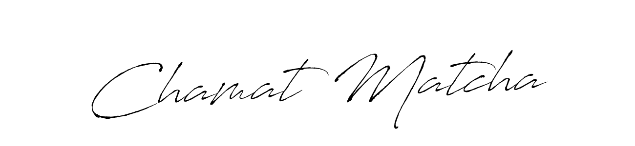 Make a beautiful signature design for name Chamat Matcha. With this signature (Antro_Vectra) style, you can create a handwritten signature for free. Chamat Matcha signature style 6 images and pictures png