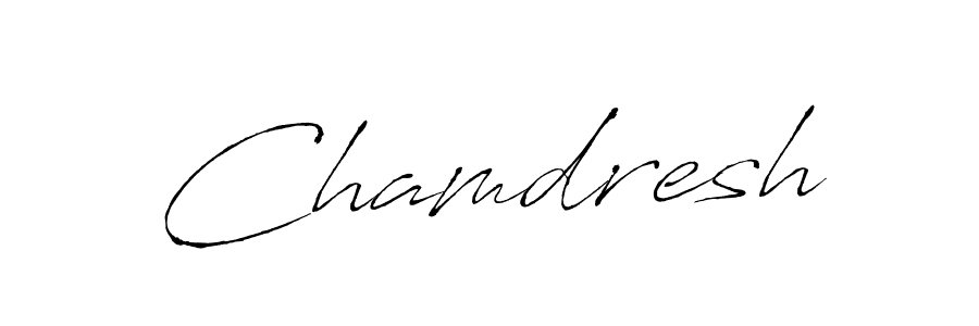 Also we have Chamdresh name is the best signature style. Create professional handwritten signature collection using Antro_Vectra autograph style. Chamdresh signature style 6 images and pictures png