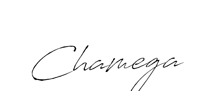 Use a signature maker to create a handwritten signature online. With this signature software, you can design (Antro_Vectra) your own signature for name Chamega. Chamega signature style 6 images and pictures png