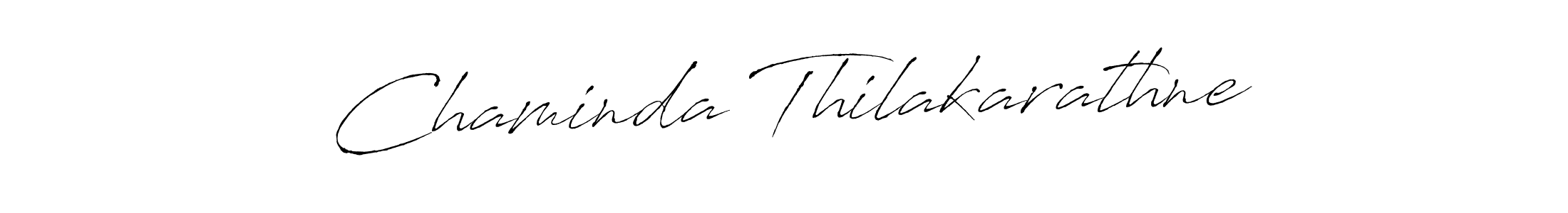 Design your own signature with our free online signature maker. With this signature software, you can create a handwritten (Antro_Vectra) signature for name Chaminda Thilakarathne. Chaminda Thilakarathne signature style 6 images and pictures png