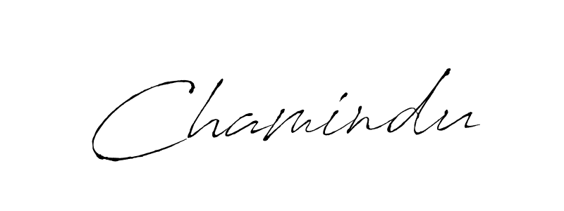 How to make Chamindu name signature. Use Antro_Vectra style for creating short signs online. This is the latest handwritten sign. Chamindu signature style 6 images and pictures png