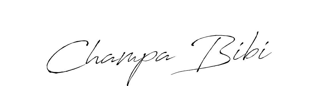 How to Draw Champa Bibi signature style? Antro_Vectra is a latest design signature styles for name Champa Bibi. Champa Bibi signature style 6 images and pictures png