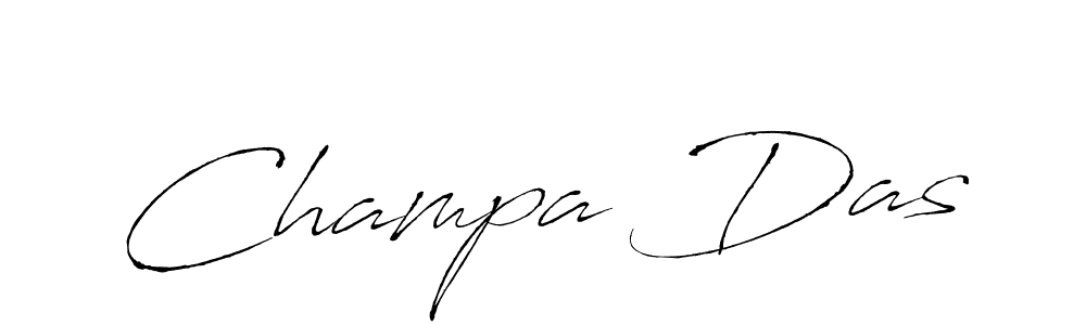 Design your own signature with our free online signature maker. With this signature software, you can create a handwritten (Antro_Vectra) signature for name Champa Das. Champa Das signature style 6 images and pictures png