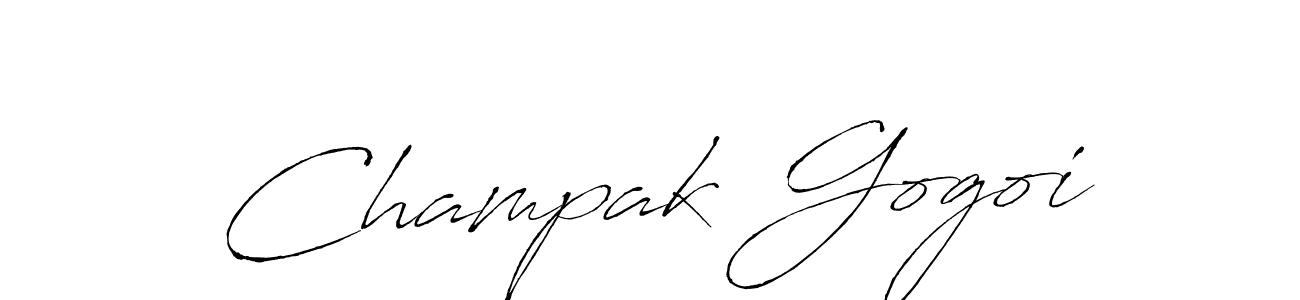 Once you've used our free online signature maker to create your best signature Antro_Vectra style, it's time to enjoy all of the benefits that Champak Gogoi name signing documents. Champak Gogoi signature style 6 images and pictures png