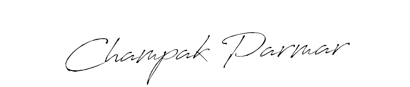 Make a short Champak Parmar signature style. Manage your documents anywhere anytime using Antro_Vectra. Create and add eSignatures, submit forms, share and send files easily. Champak Parmar signature style 6 images and pictures png